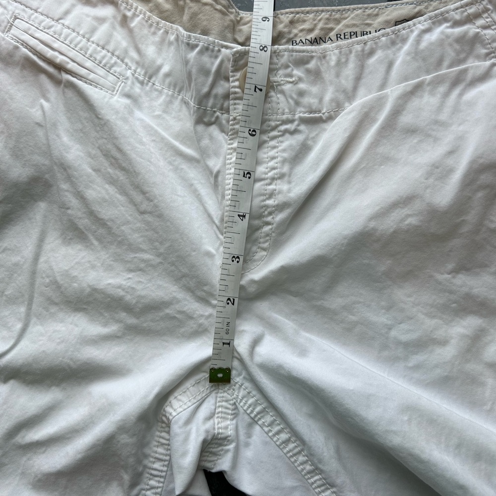 Vintage Y2K Banana Republic Low Rise Flare/Wide Leg 100% cotton pants. 8 Long - Picture 11 of 16